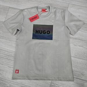 HUGO Mens Gray T-Shirt